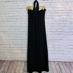 black halter wet seal maxi dress🖤